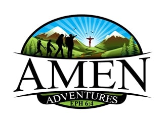 Amen Adventures logo design by DreamLogoDesign
