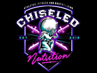 Chiseled Nutrition logo design by REDCROW