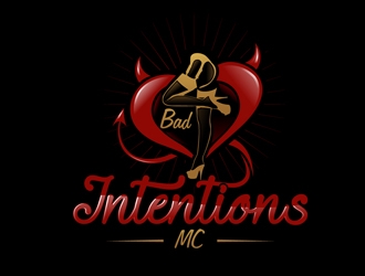 Bad Intentions MC logo design by DreamLogoDesign