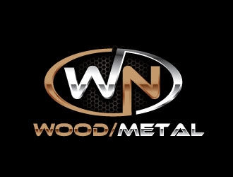 WN Wood/Metal logo design by REDCROW