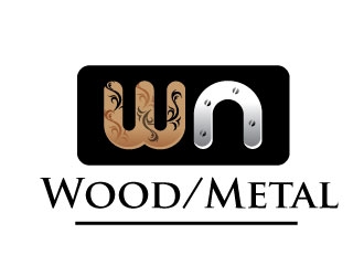 WN Wood/Metal logo design by REDCROW