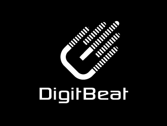 DigitBeat logo design by shere