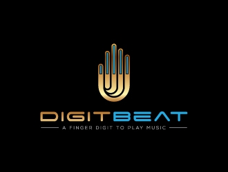 DigitBeat logo design by zakdesign700