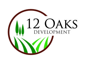 12 Oaks Development logo design by jetzu