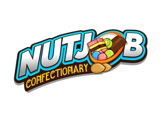 Nutjob Confectionery logo design by veron