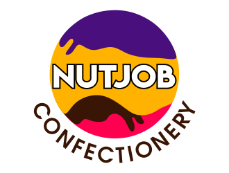 Nutjob Confectionery logo design by JessicaLopes