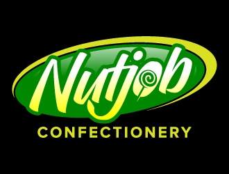 Nutjob Confectionery logo design by jaize
