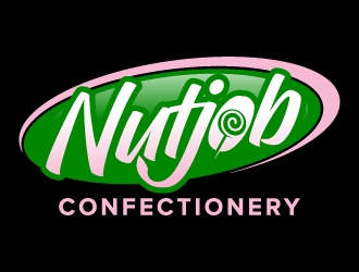 Nutjob Confectionery logo design by jaize