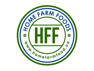 Home Farm Foods logo design by Girly