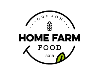 Home Farm Foods logo design by Kewin