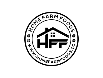 Home Farm Foods logo design by akhi