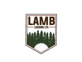 Lamb Logging Ltd. logo design by Cyds
