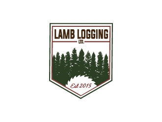 Lamb Logging Ltd. logo design by Cyds