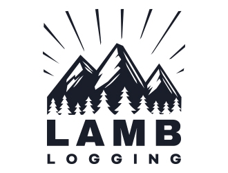 Lamb Logging Ltd. logo design by stwebre