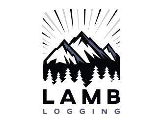 Lamb Logging Ltd. logo design by stwebre