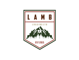 Lamb Logging Ltd. logo design by bricton
