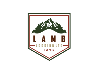 Lamb Logging Ltd. logo design by bricton