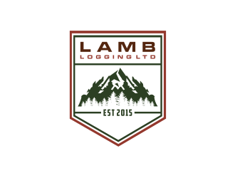 Lamb Logging Ltd. logo design by bricton