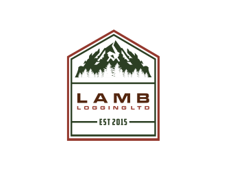 Lamb Logging Ltd. logo design by bricton