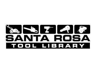 Santa Rosa Tool Library logo design by jaize