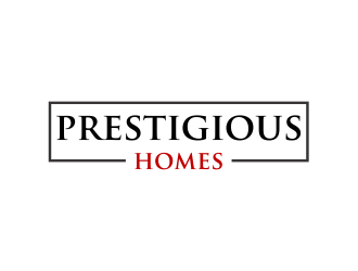 Prestigious Homes logo design by Girly