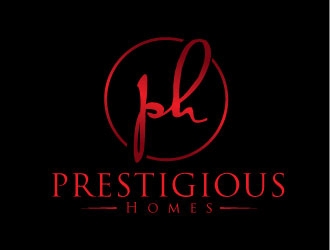 Prestigious Homes logo design by REDCROW