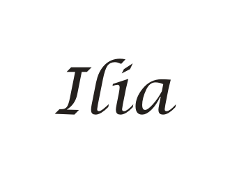 Ilia logo design by logitec