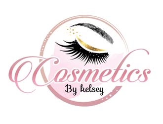 Cosmetics By kelsey logo design by shere