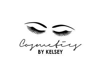 Cosmetics By kelsey logo design by Girly