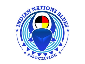 Indian Nations Blues Association  logo design by LogoInvent