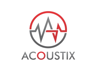 Acoustix logo design by rokenrol