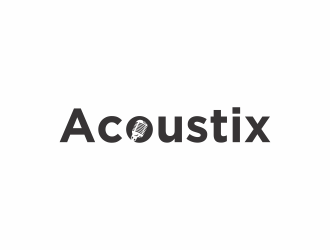 Acoustix logo design by haidar
