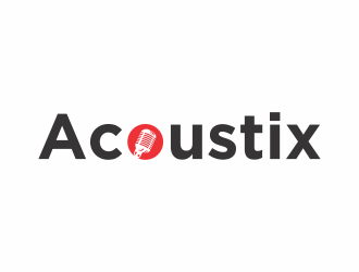 Acoustix logo design by haidar