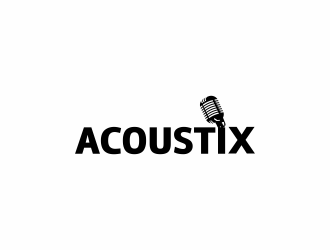 Acoustix logo design by haidar