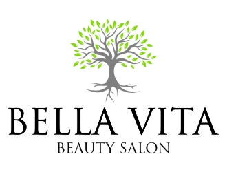 Bella Vita Beauty Salon logo design by jetzu