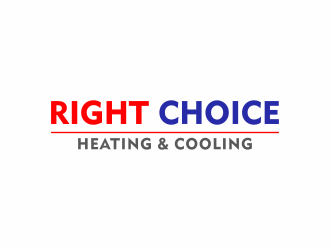 Right Choice Heating & Cooling logo design by haidar