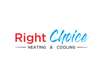 Right Choice Heating & Cooling logo design by afra_art