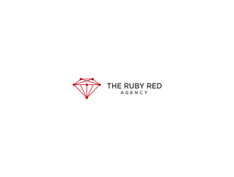 The Ruby Red Agency logo design by Dewi