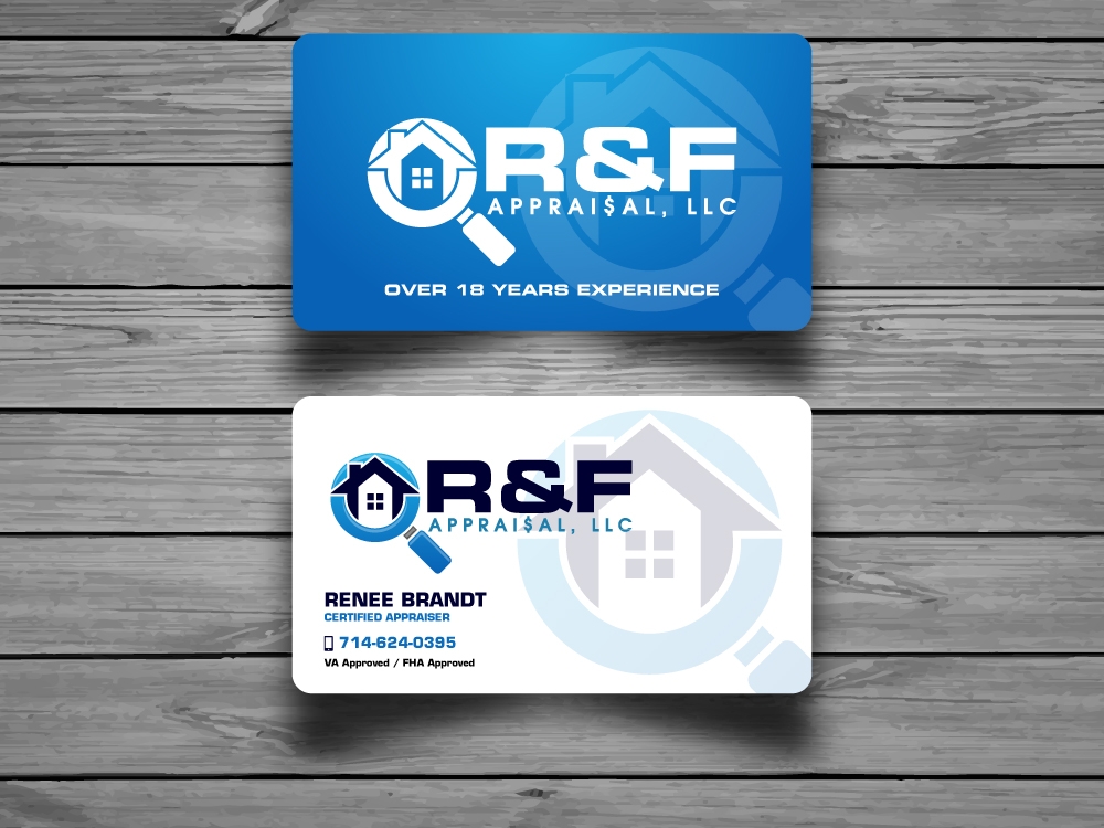 R&F Appraisal, LLC logo design by labo