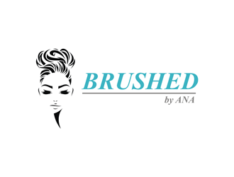 Brushed by Ana logo design by EkoBooM