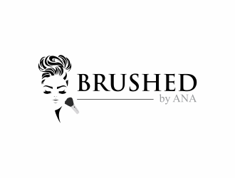 Brushed by Ana logo design by haidar