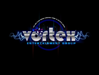 Vortex Entertainment Group (Vortex E.G.) logo design by fantastic4