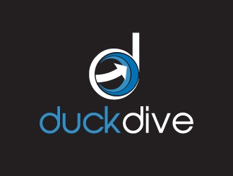 duckdive logo design by dondeekenz