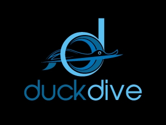duckdive logo design by dondeekenz