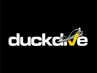 duckdive logo design by enzidesign