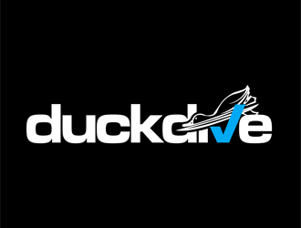 duckdive logo design by enzidesign