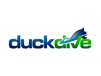 duckdive logo design by enzidesign