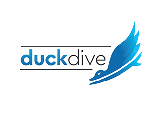 duckdive logo design by suraj_greenweb