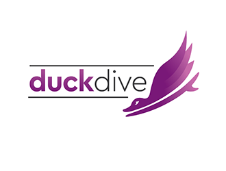 duckdive logo design by suraj_greenweb