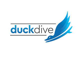 duckdive logo design by suraj_greenweb